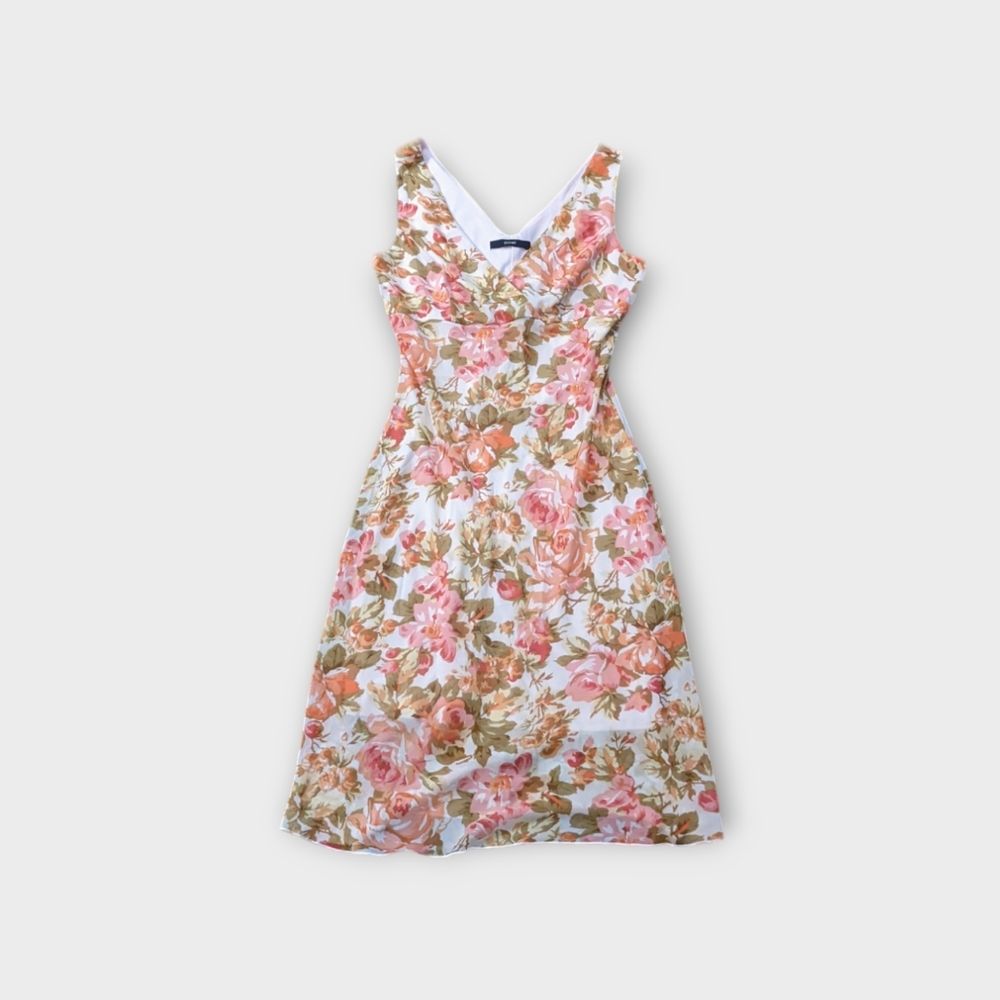Size 10 Y2K Poet Brand Coquette Style Floral Dress